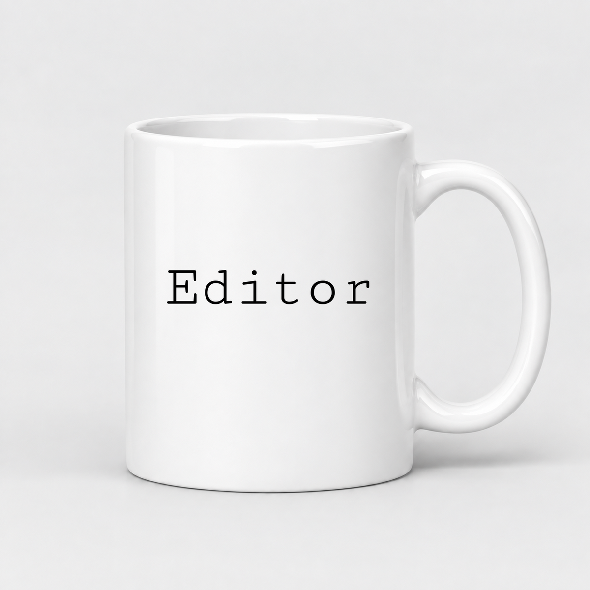 Editor Mug in white