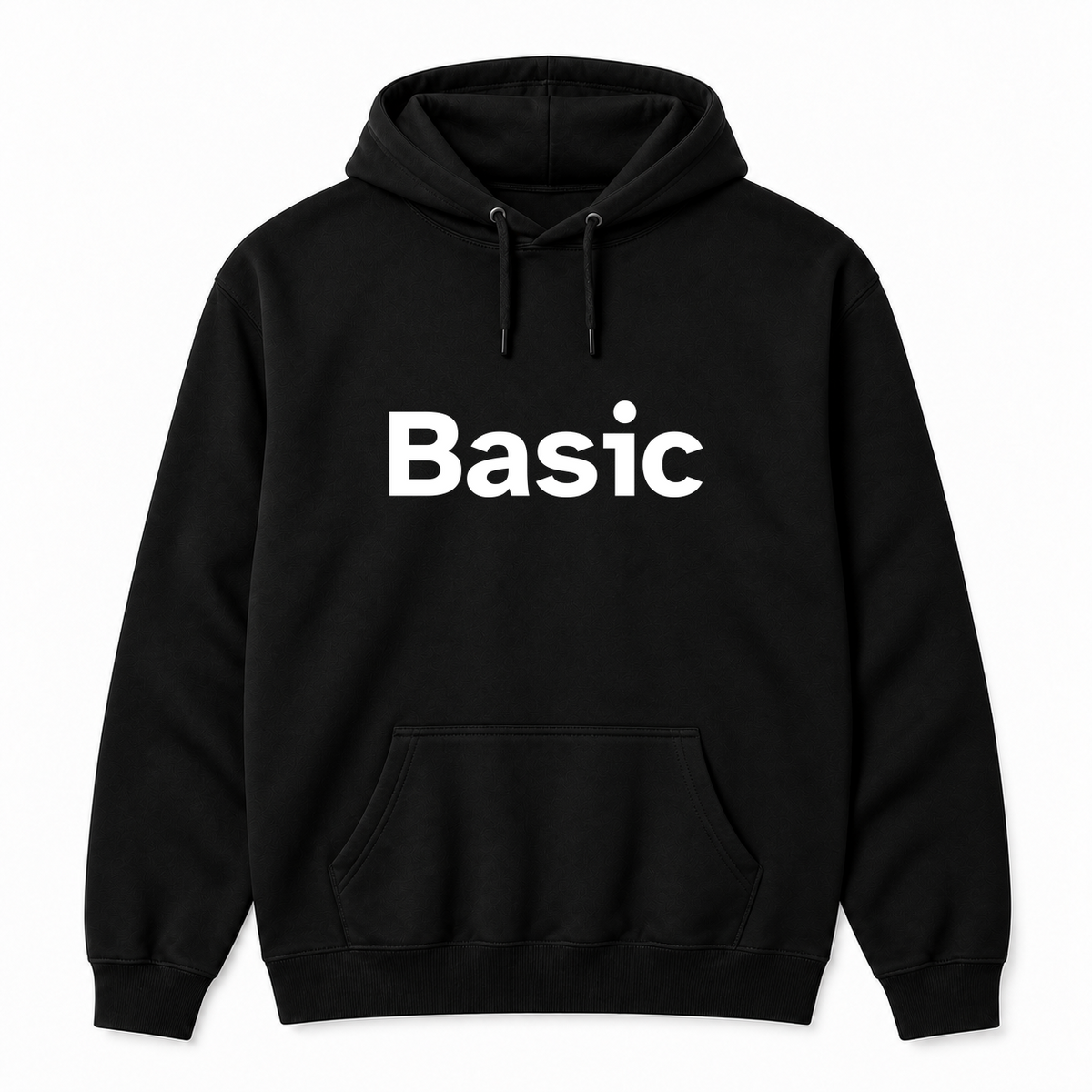 Basic Hoodie in black