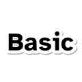 Basic die-cut sticker