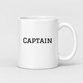 Captain Mug in white
