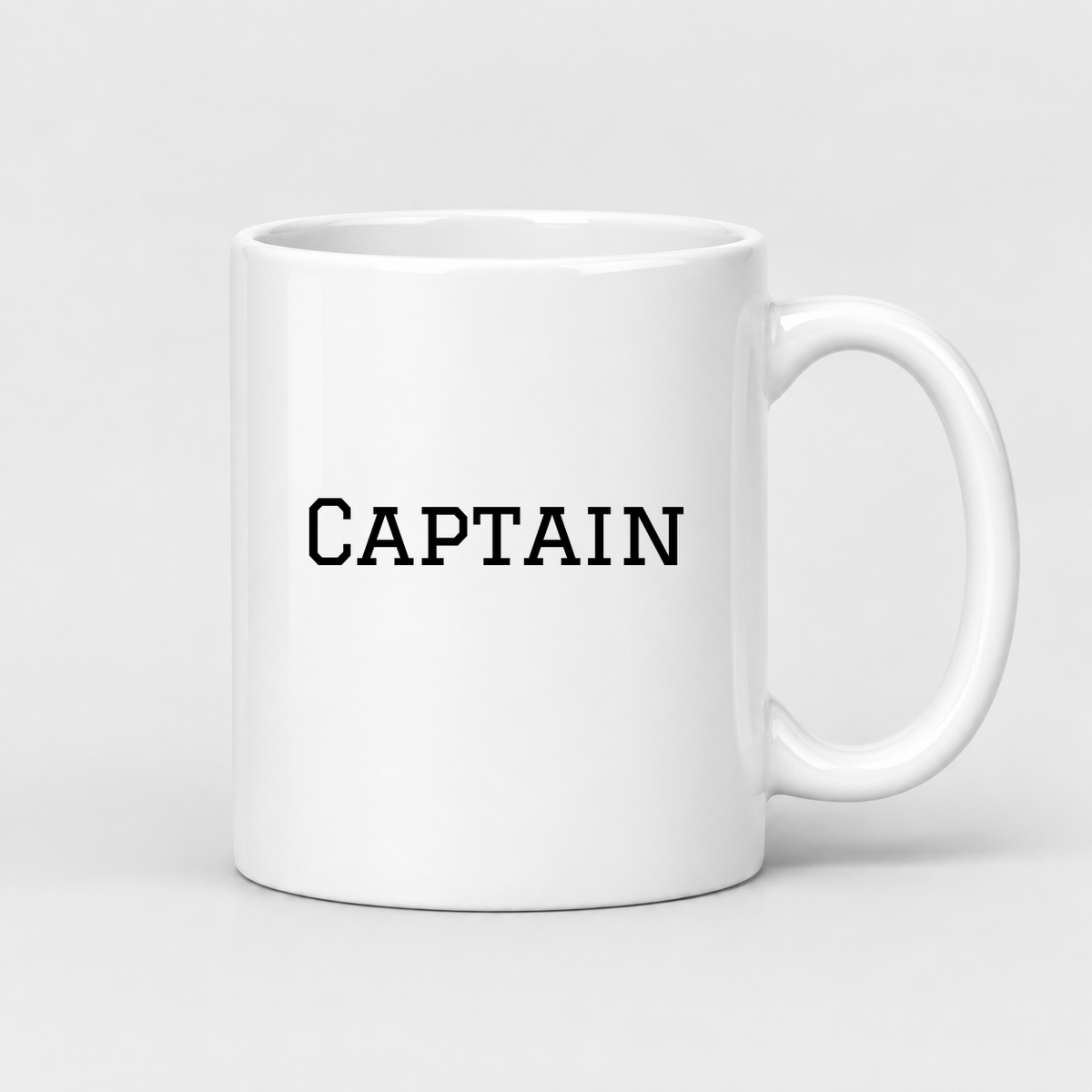 Captain Mug in white