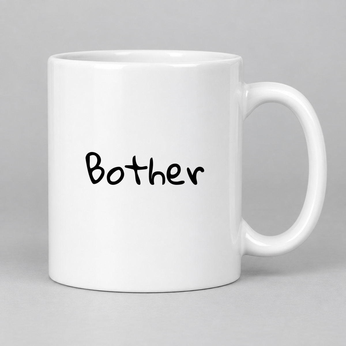 Bother Mug in white