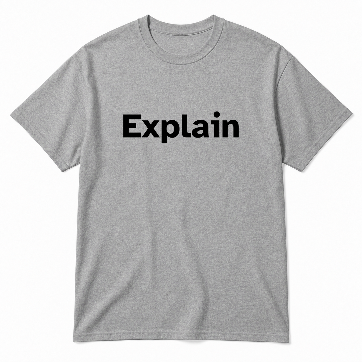 Explain T-Shirt in gray