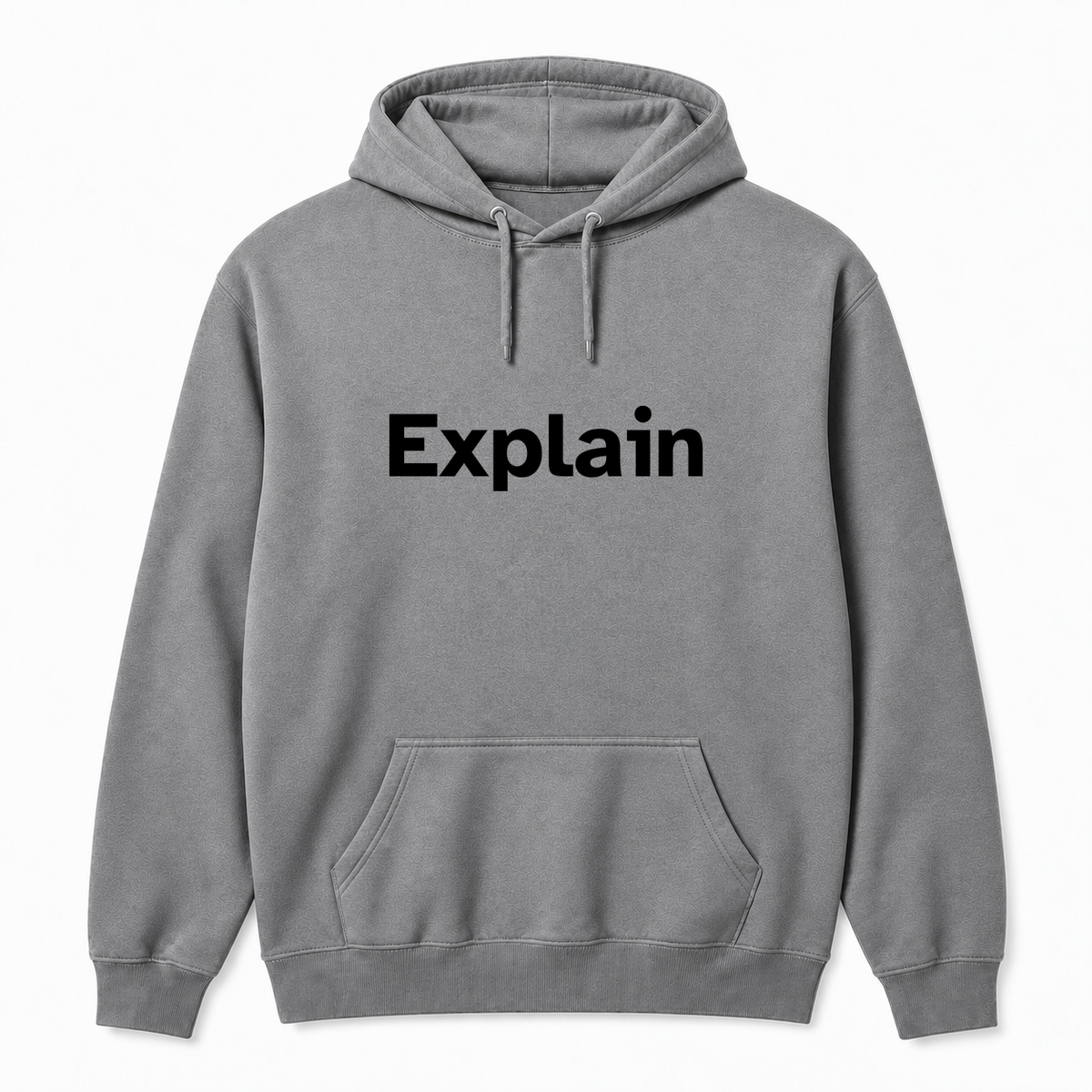 Explain Hoodie in gray