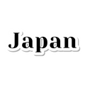 Japan die-cut sticker