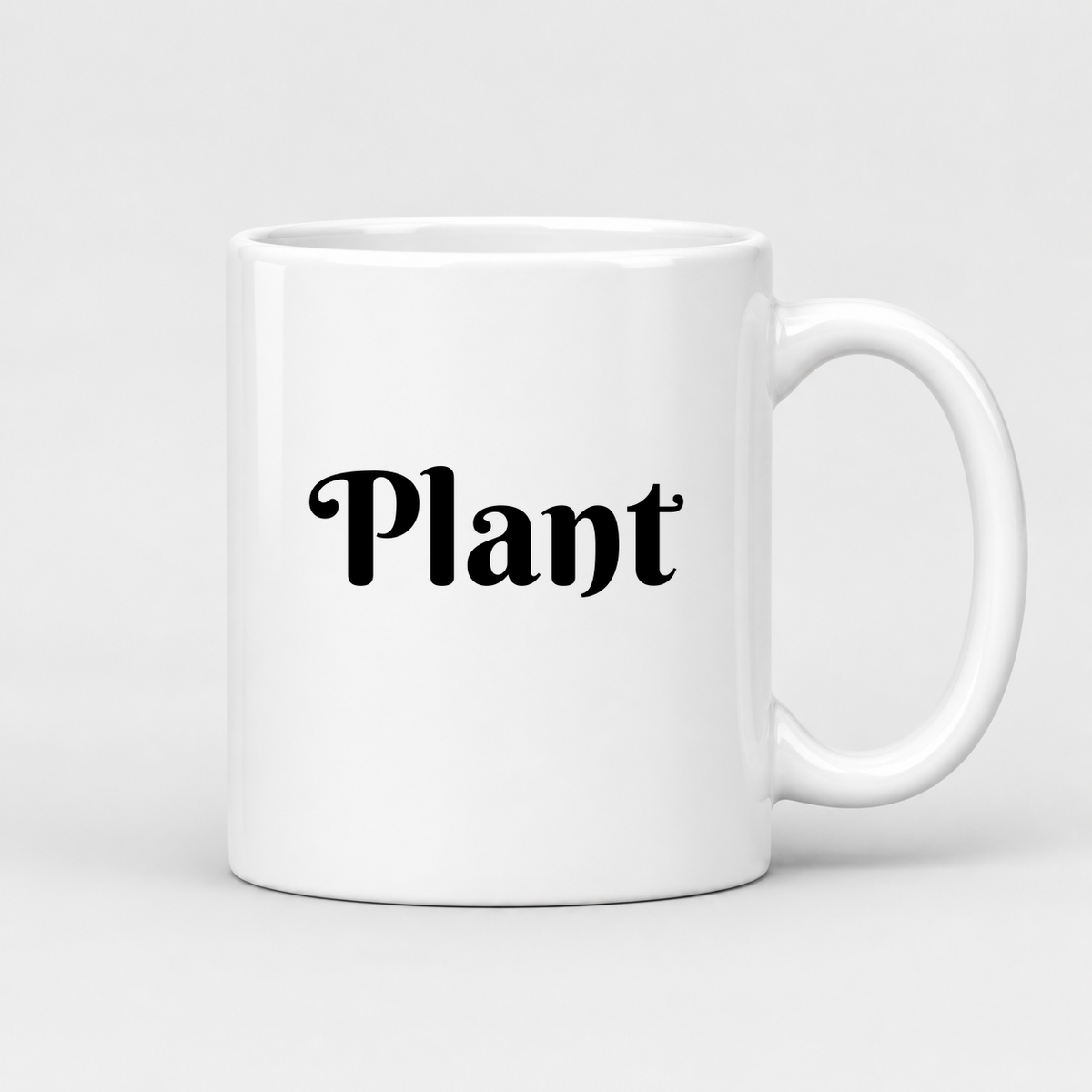 Plant Mug in white