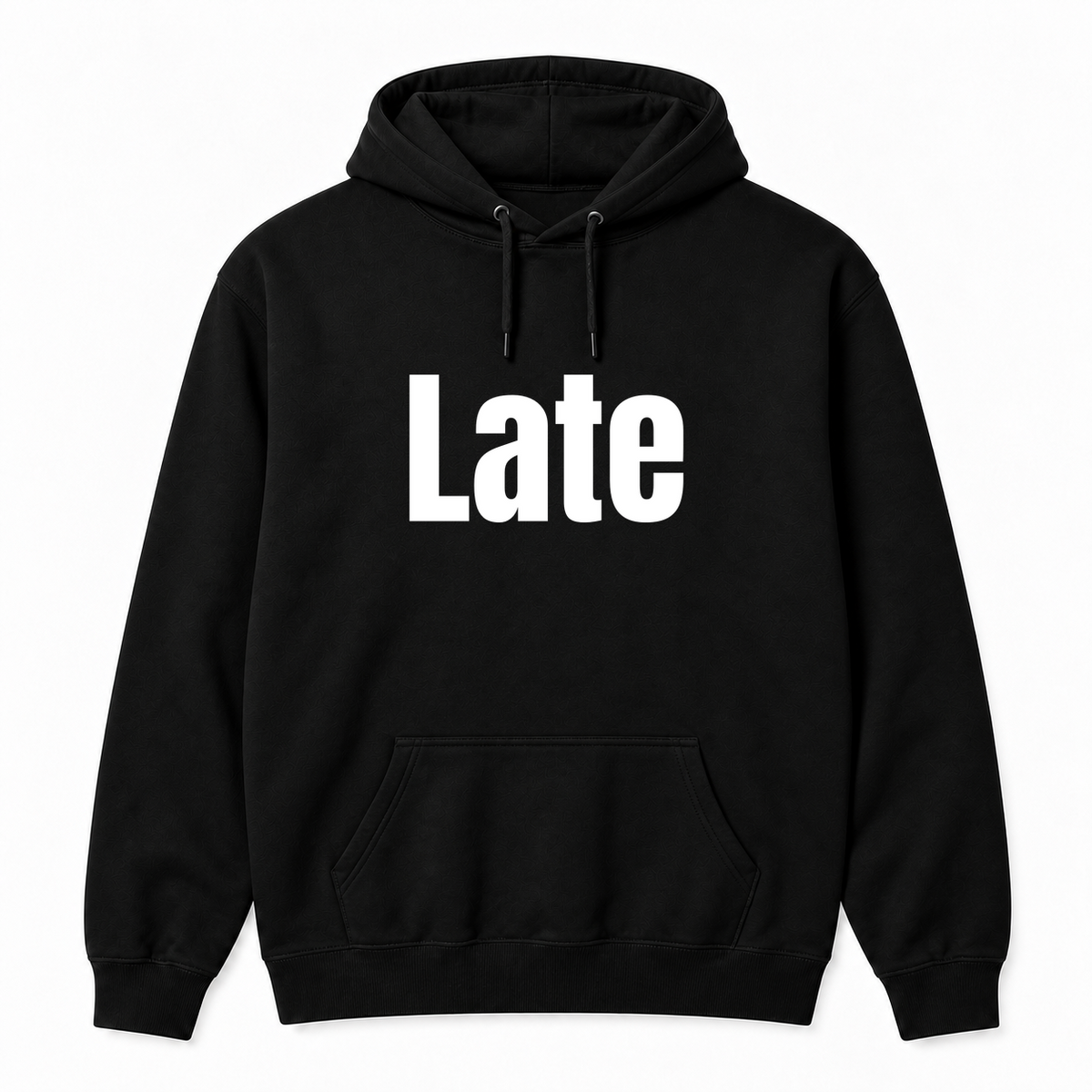 Late Hoodie in black