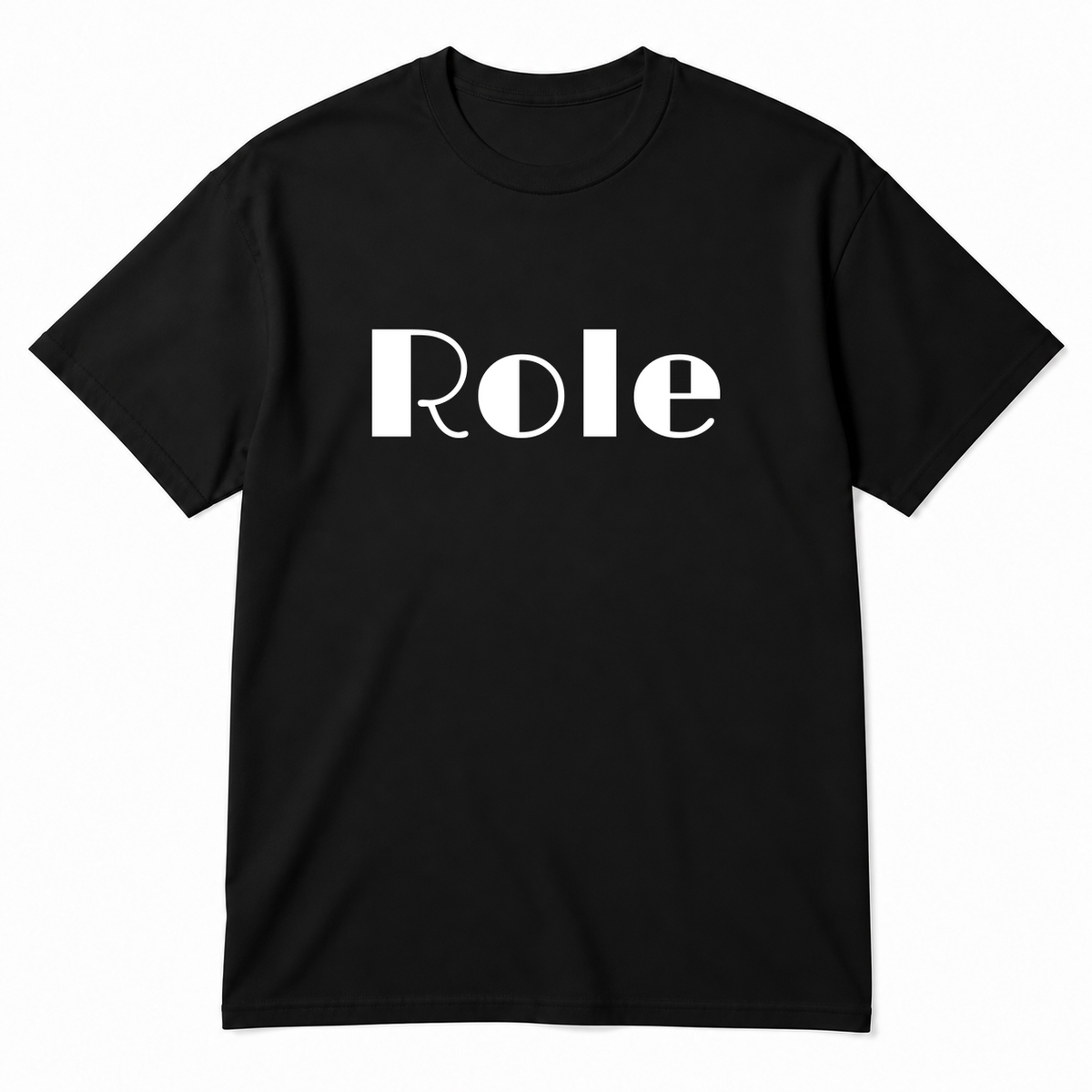 Role T-Shirt in black