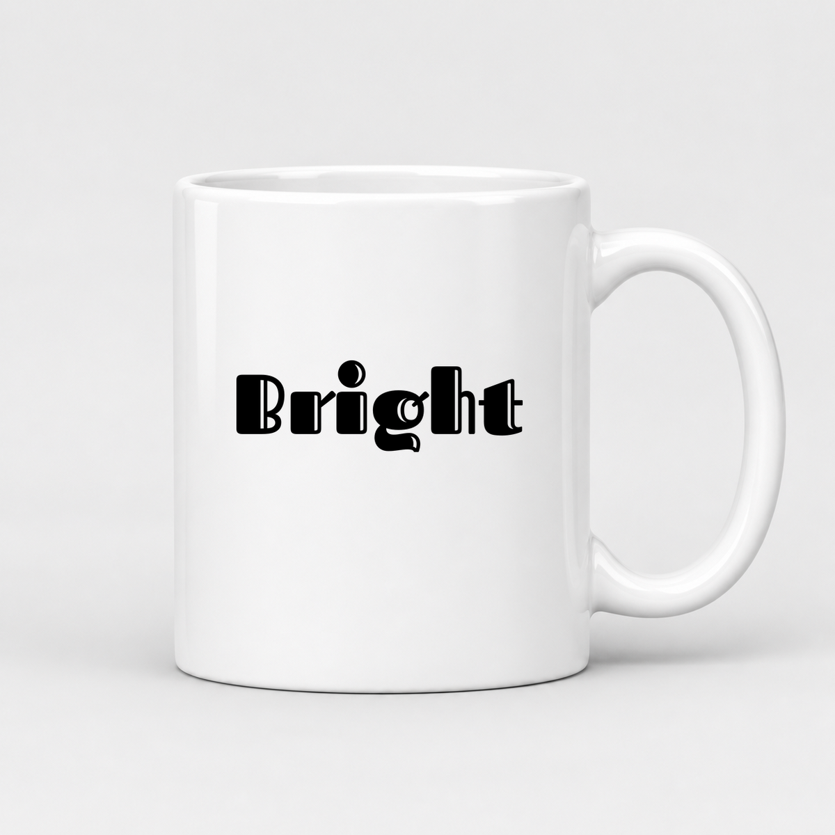 Bright Mug in white