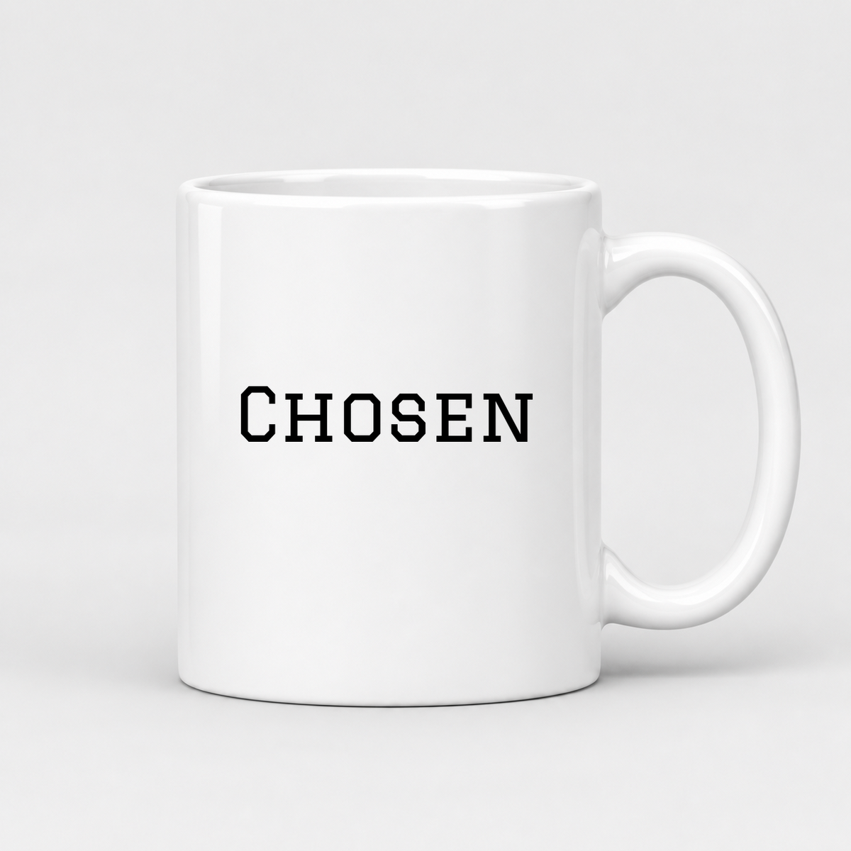 Chosen Mug in white