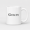 Guilty Mug in white