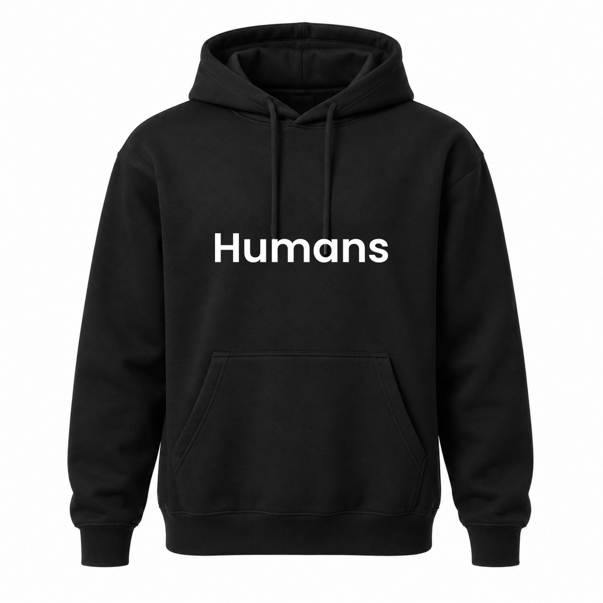 Humans Hoodie in black