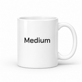 Medium Mug in white