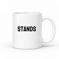 Stands Mug in white