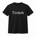 Ticket T-Shirt in black