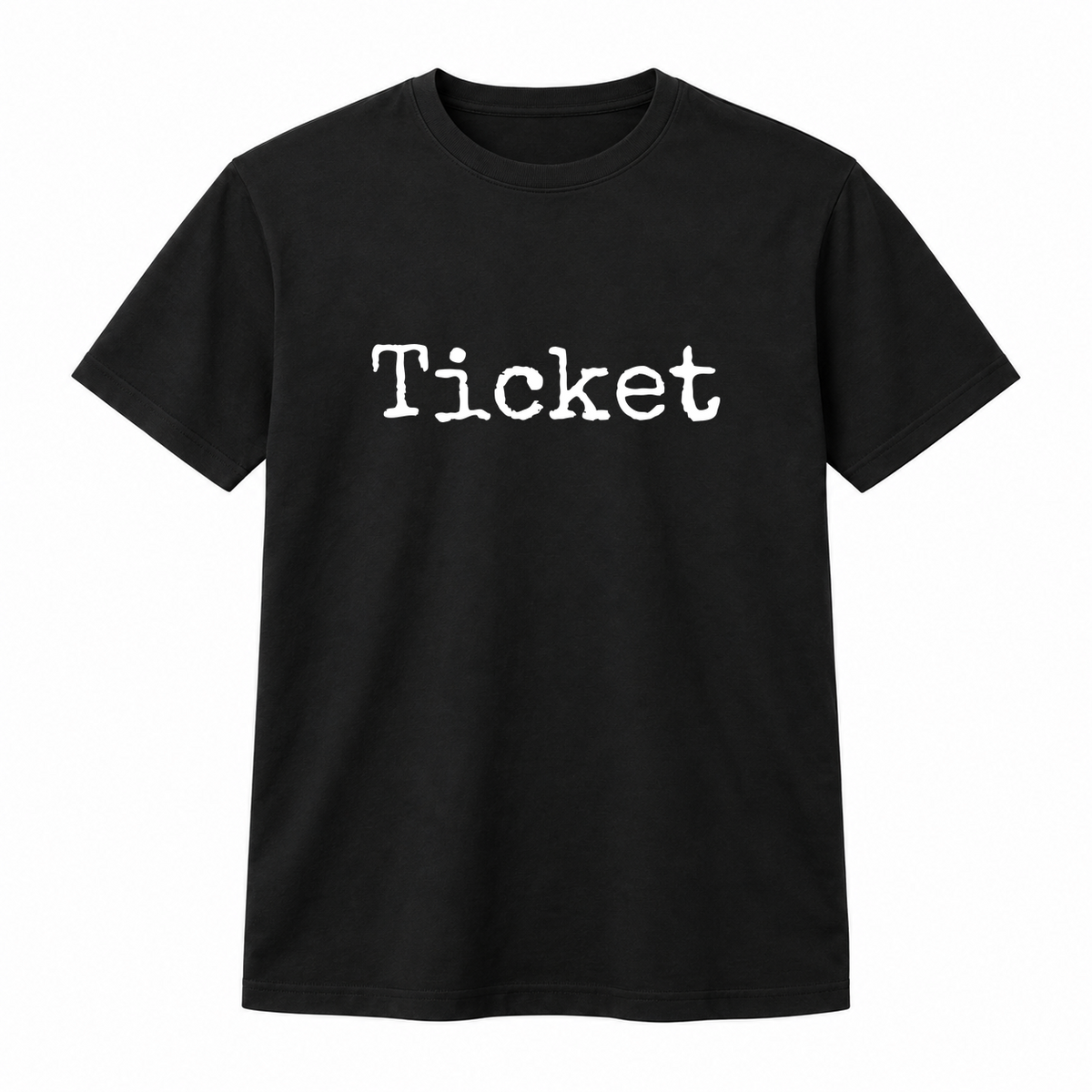 Ticket T-Shirt in black