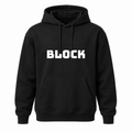 Block Hoodie in black