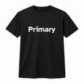Primary T-Shirt in black