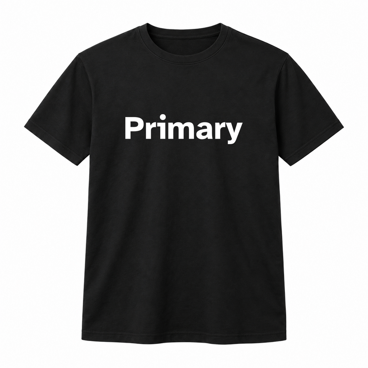 Primary T-Shirt in black