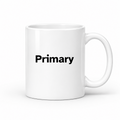 Primary Mug in white