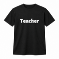 Teacher T-Shirt in black