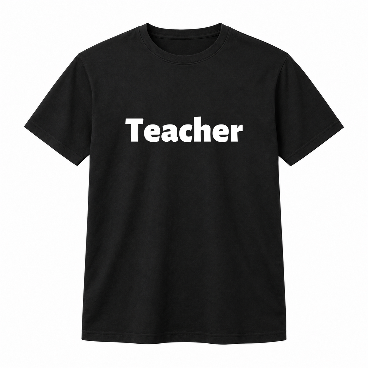 Teacher T-Shirt in black