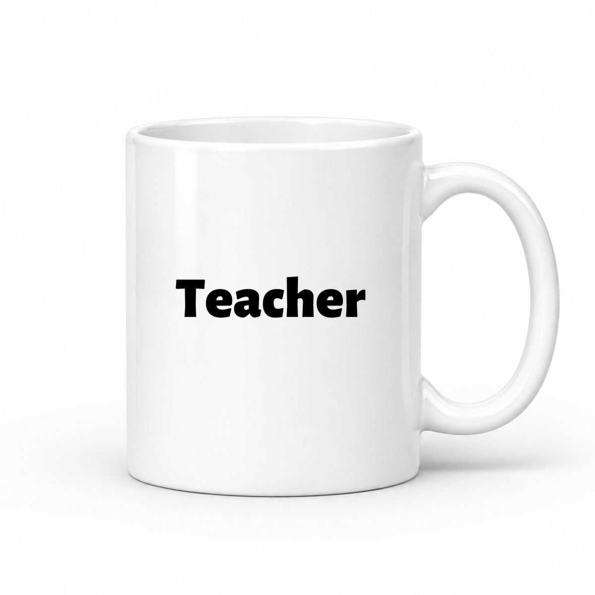 Teacher Mug in white