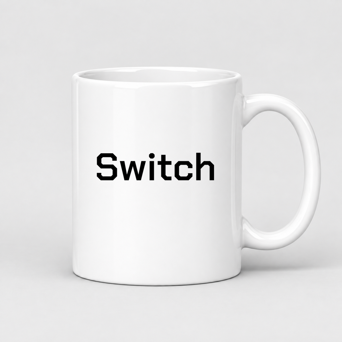 Switch Mug in white