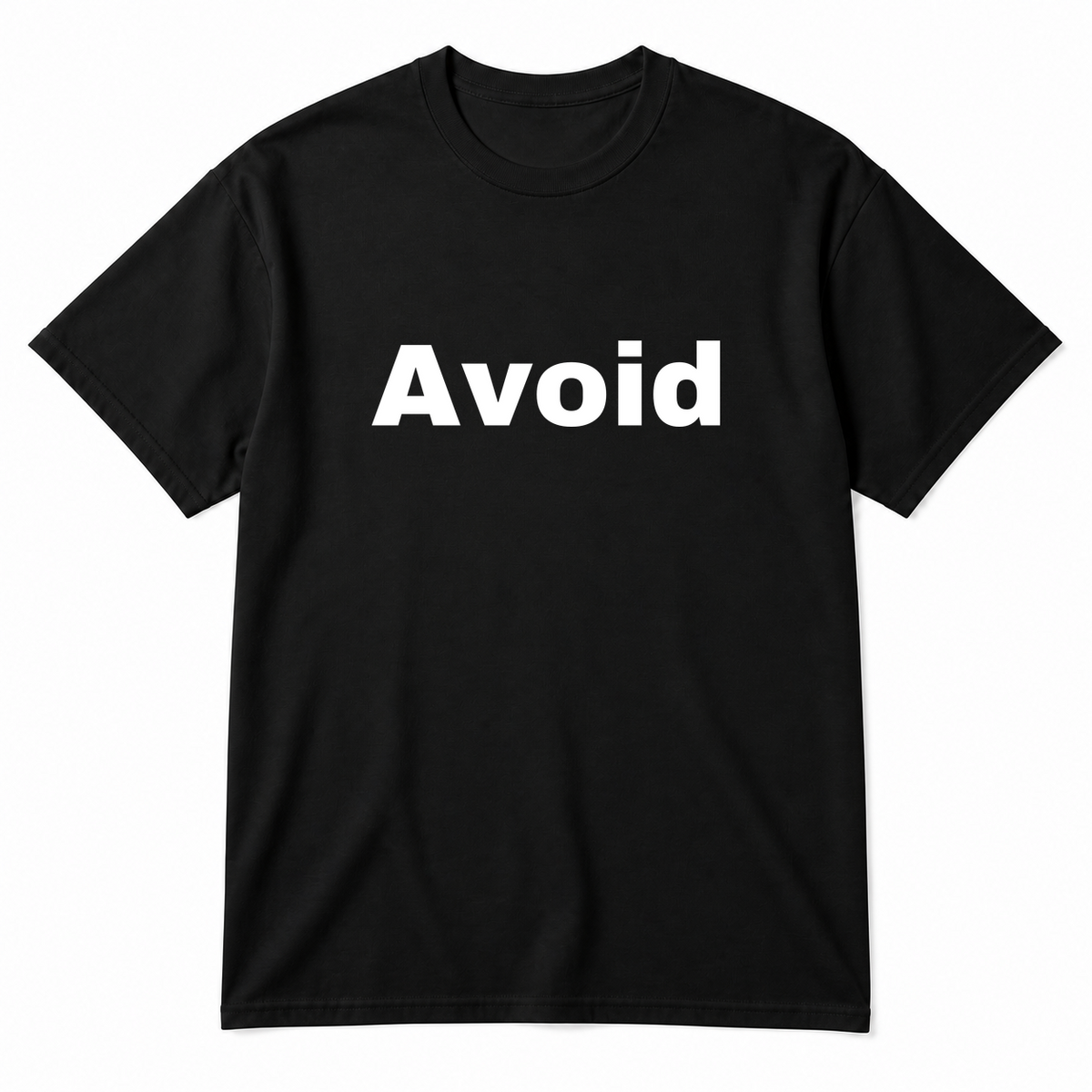 Avoid T-Shirt in black
