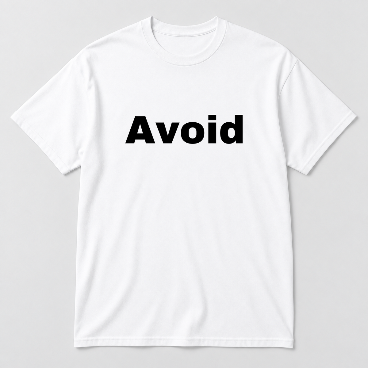 Avoid T-Shirt in white