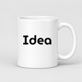 Idea Mug in white