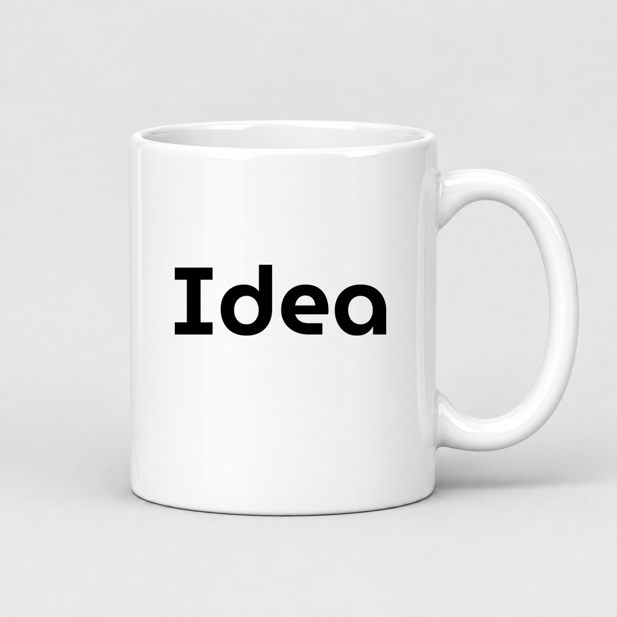Idea Mug in white