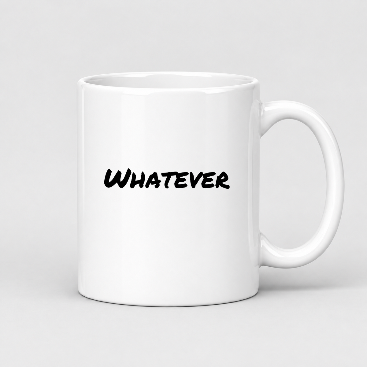 Whatever Mug in white