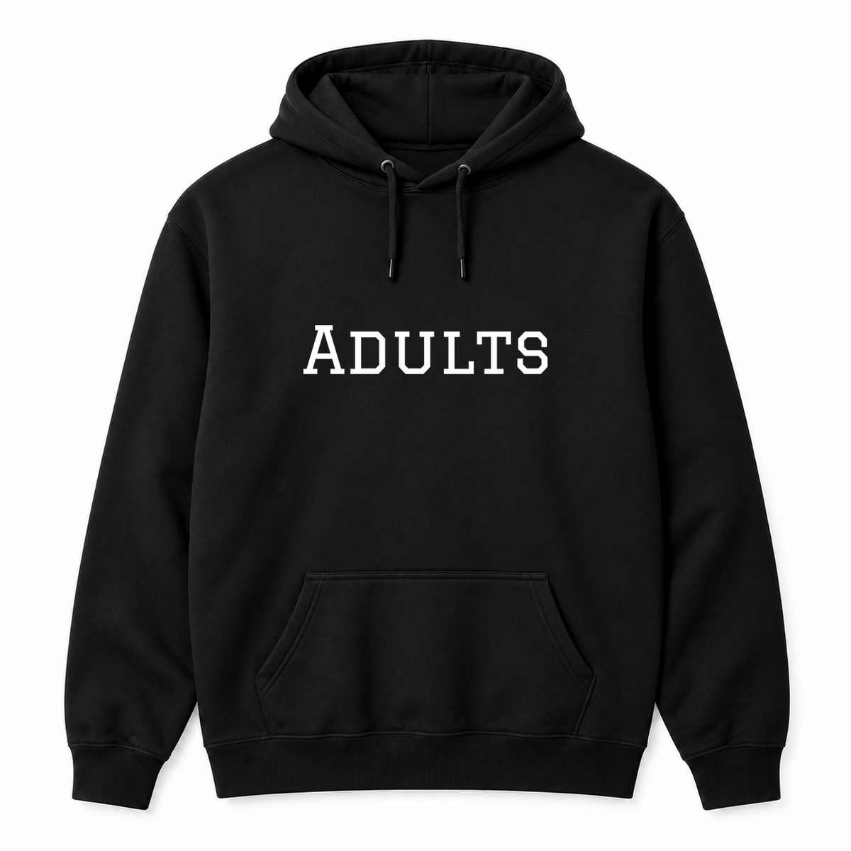 Adults Hoodie in black