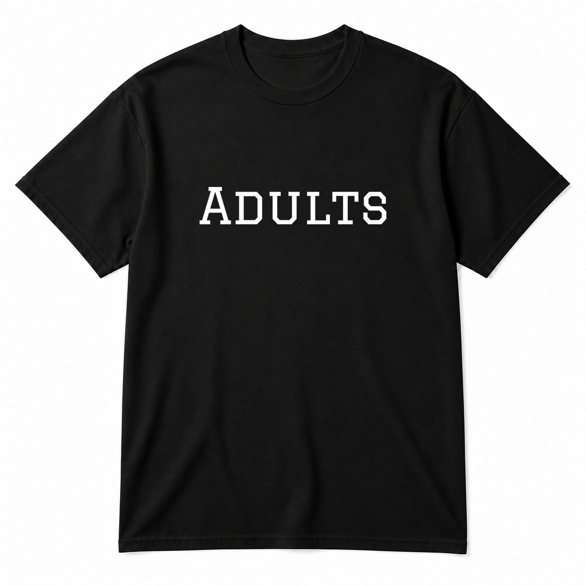 Adults T-Shirt in black