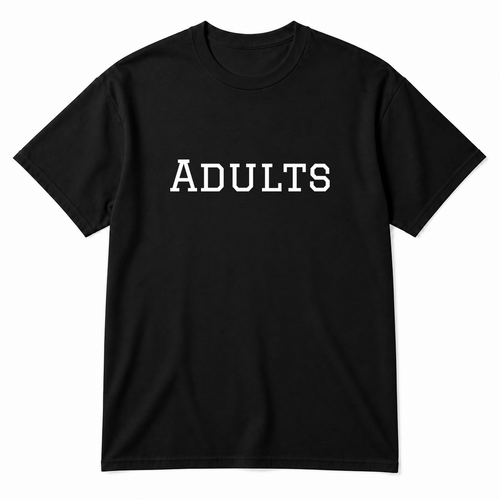 Adults T-Shirt in black