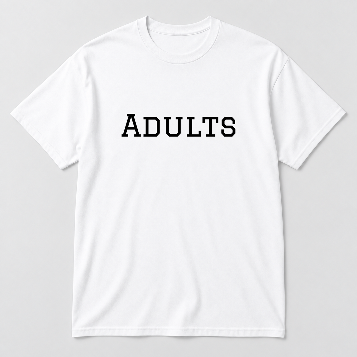 Adults T-Shirt in white