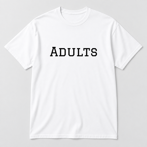 Adults T-Shirt in white