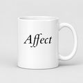 Affect Mug in white