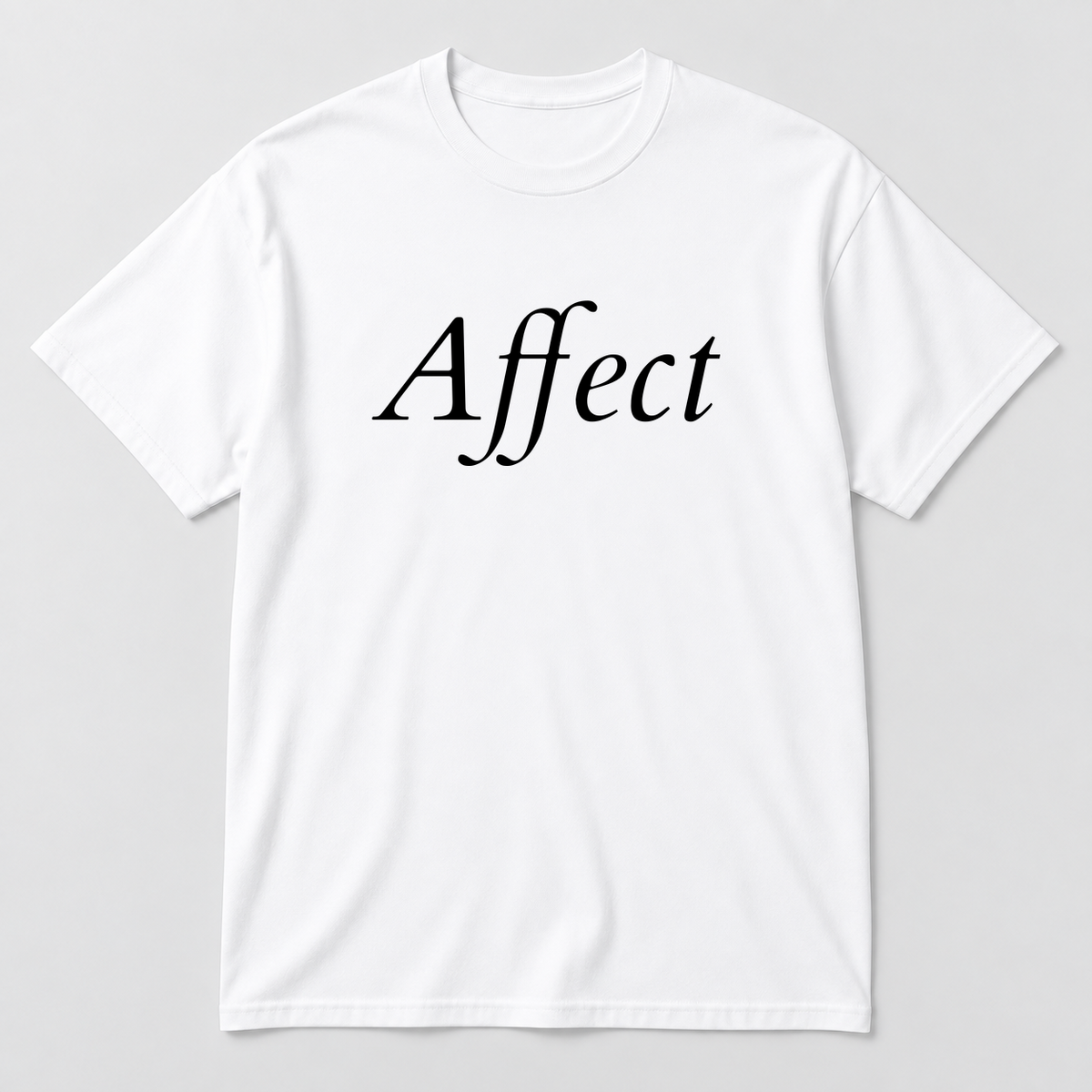 Affect T-Shirt in white