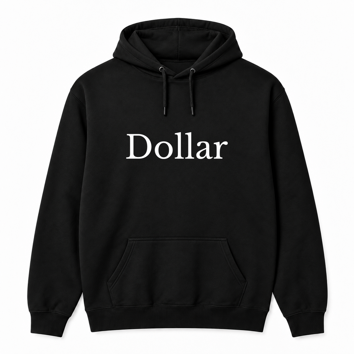 Dollar Hoodie in black