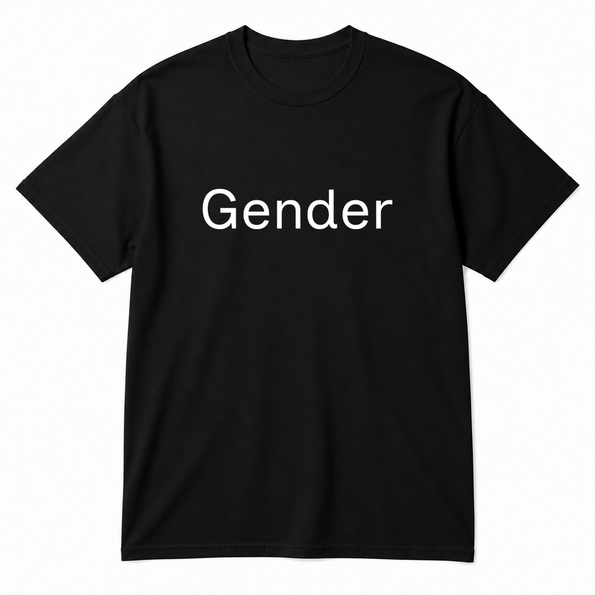 Gender T-Shirt in black