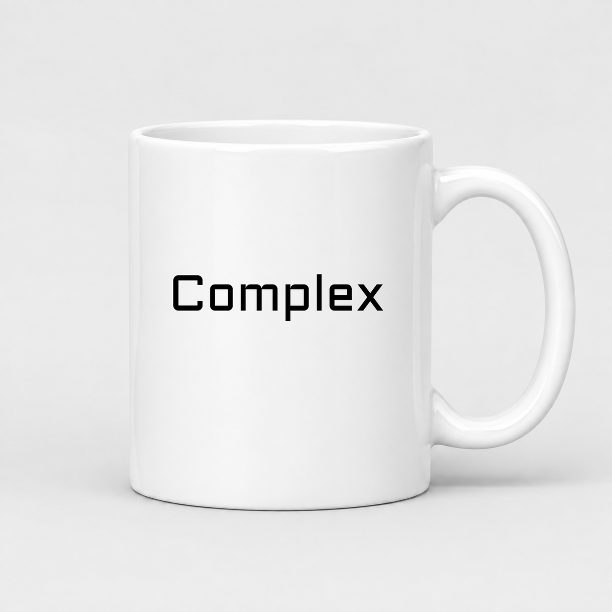 Complex Mug in white