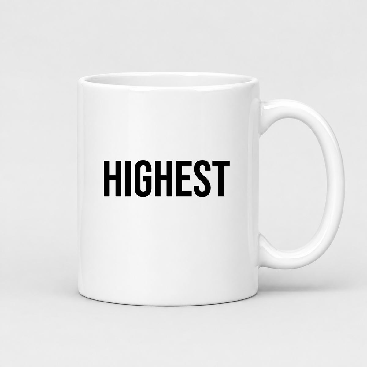 Highest Mug in white