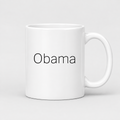 Obama Mug in white