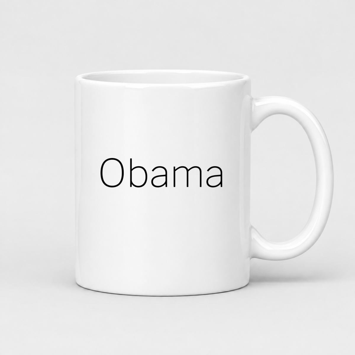 Obama Mug in white