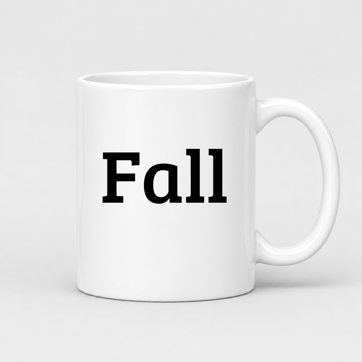 Fall Mug in white
