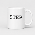Step Mug in white