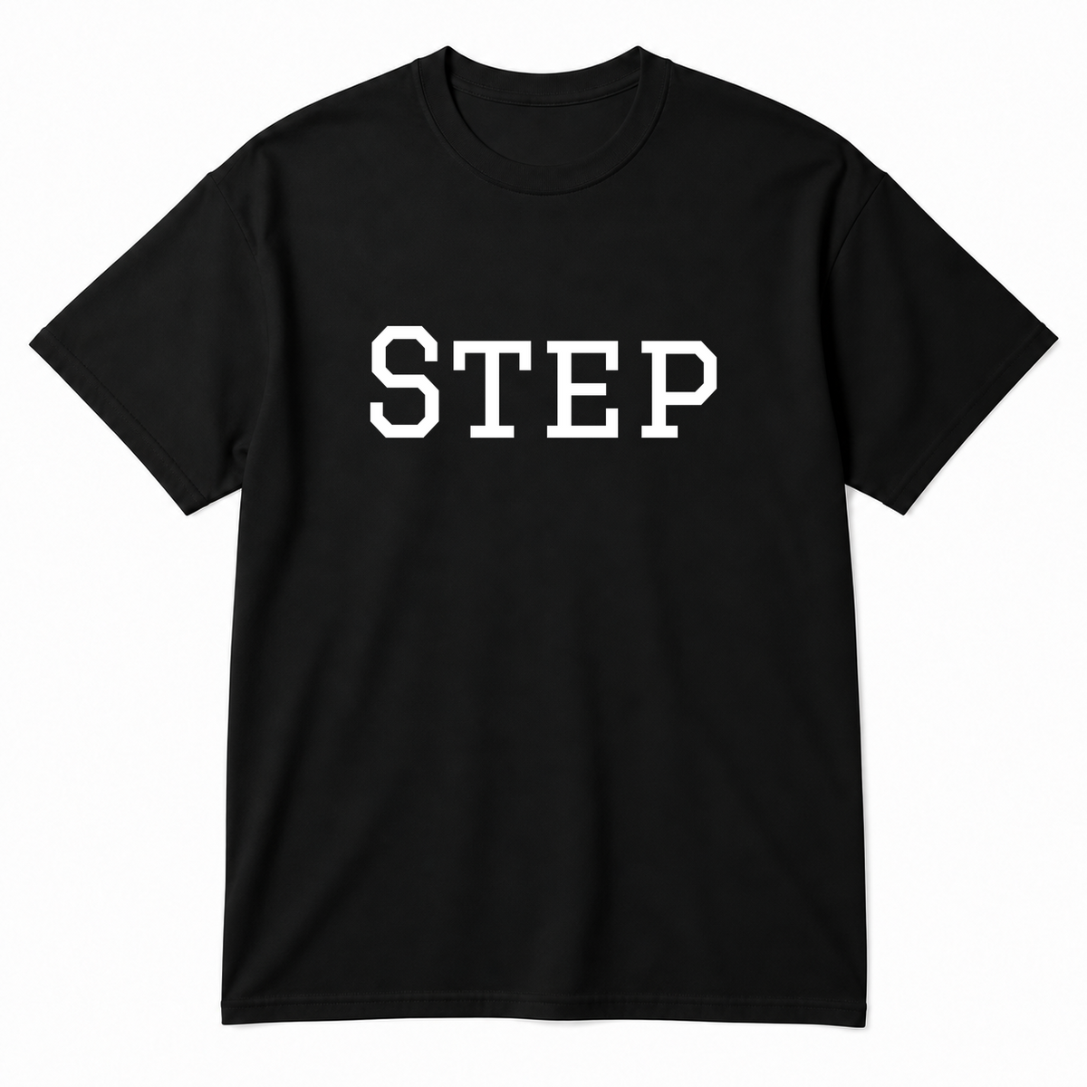Step T-Shirt in black