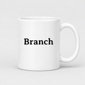 Branch Mug in white